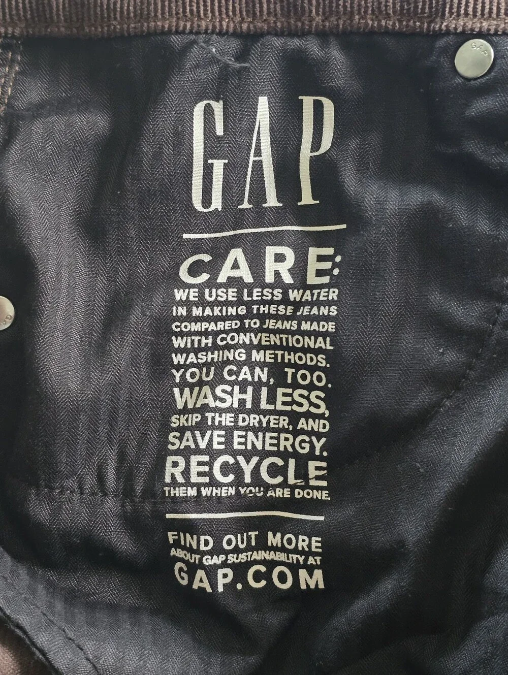 Women's Gap 90's Straight High Rise Corduroy Pants